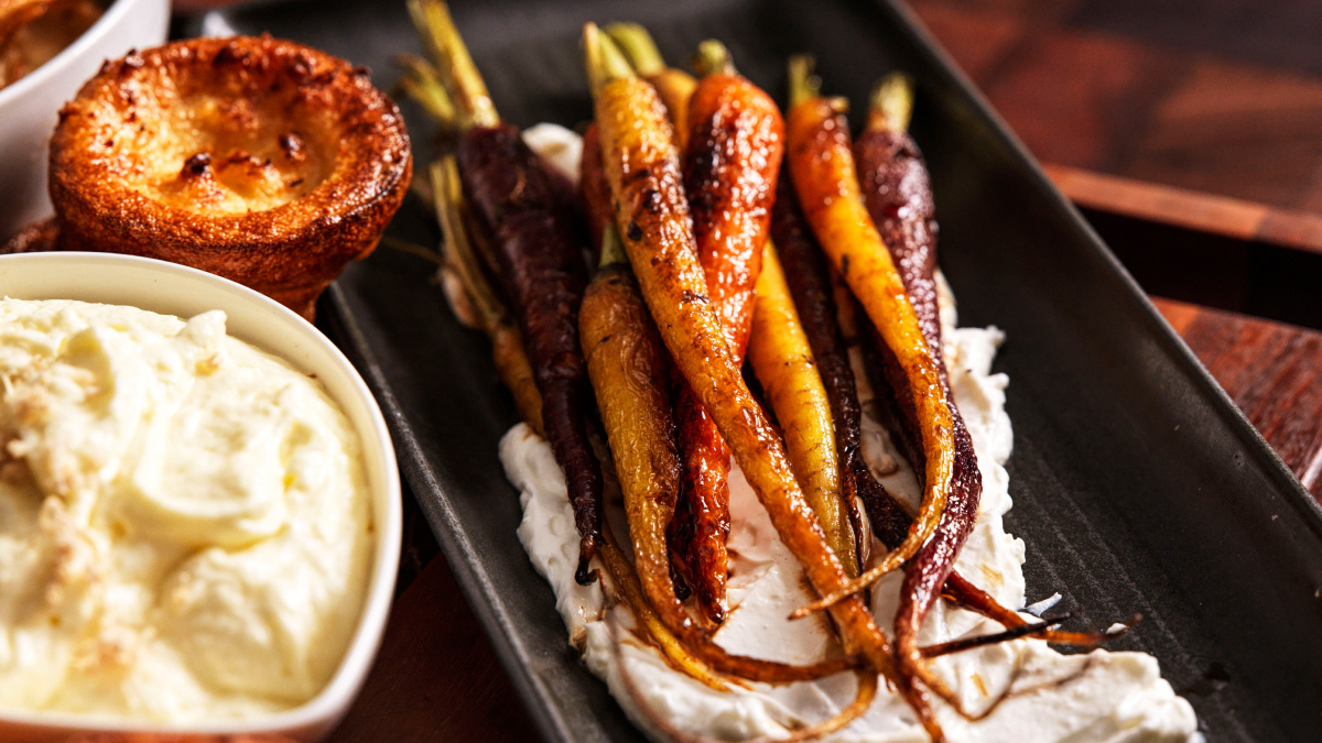 Burnt Honey and Mustard Seed Carrots
