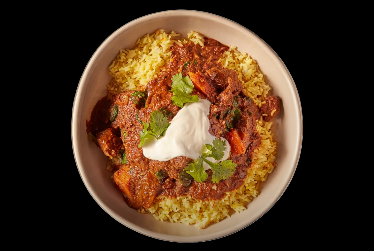 Braised Beef Madras Curry