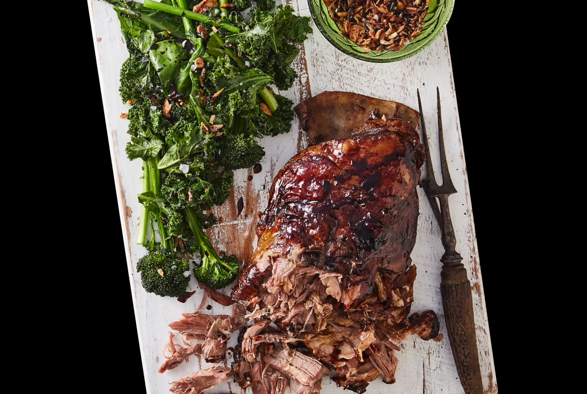 Braised Lamb Shoulder in Masterstock