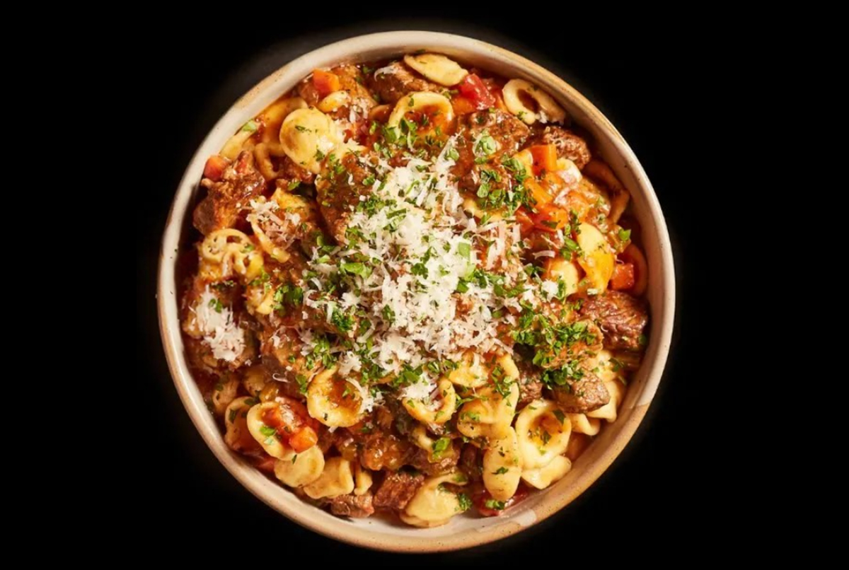 Braised Shin of Beef with Orecchiette