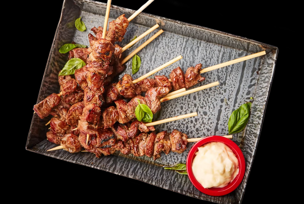 Grilled Lamb Arrosticini Skewers