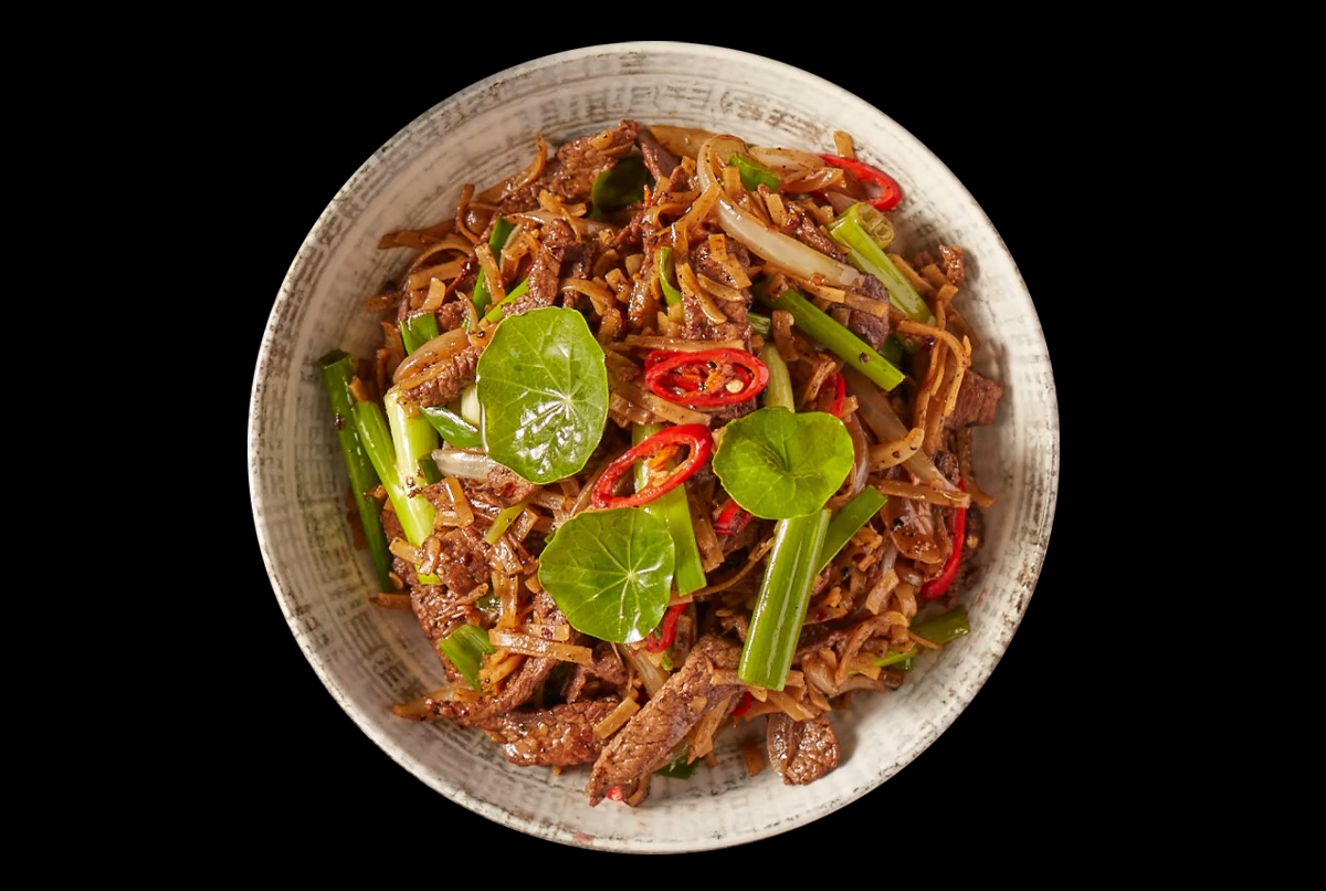 Stir Fried Sichuan Pepper Beef Noodles