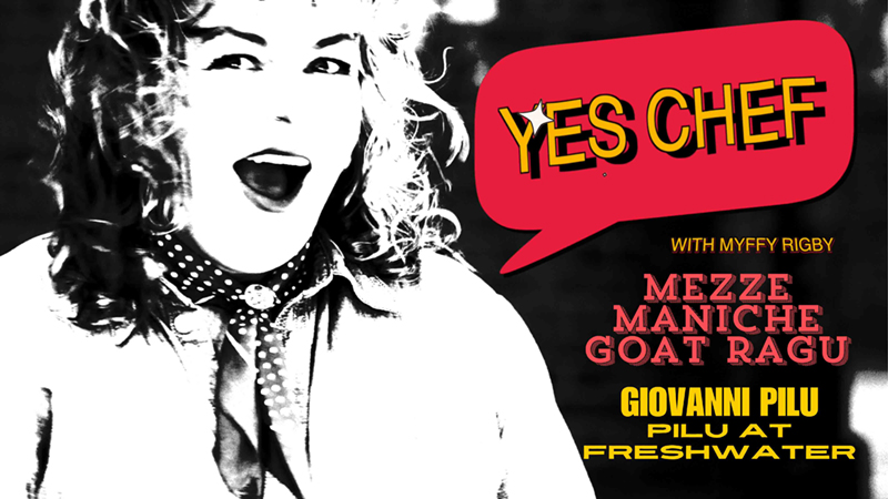 Mezze Maniche? Yes Chef.